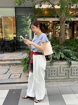 「アイテム（スウェット）」を使った、GOTO_156cmさん（レディース・156cm）の夏コーディネート