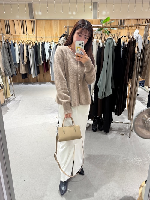 SHENERY（シーナリー） カーディガン ラクーンペプラムカーディガン