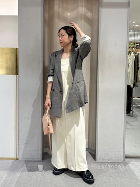 「白コーデ」｜GOTO_156cmさん（レディース・156cm）の秋コーディネート