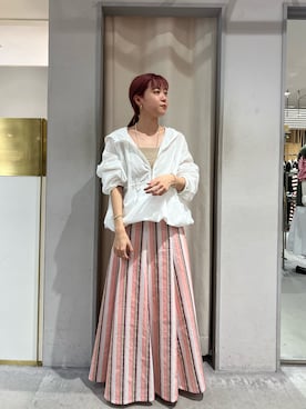 「SHENERY（シーナリー）のアイテム（ブルゾン）」を使った、GOTO_156cmさん（レディース・156cm）の春コーディネート