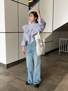 「アレンジ」｜GOTO_156cmさん（レディース・156cm）の冬コーディネート
