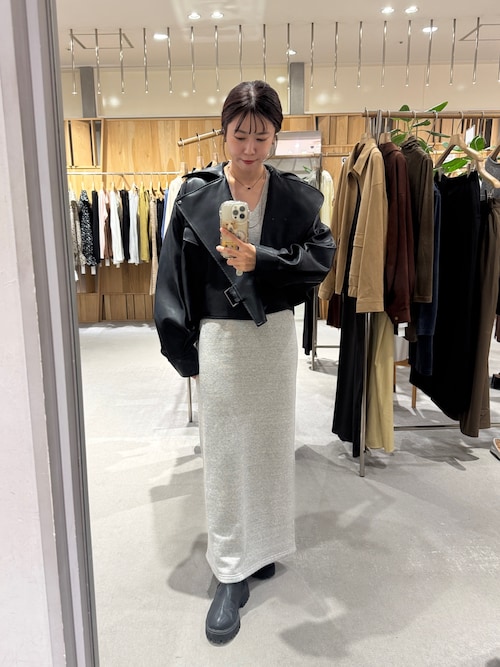 パフスリーブスウェットワンピース（ワンピース）｜SHENERY