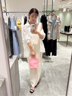 「SHENERY（シーナリー）のアイテム」を使った、GOTO_156cmさん（レディース・156cm）の夏コーディネート