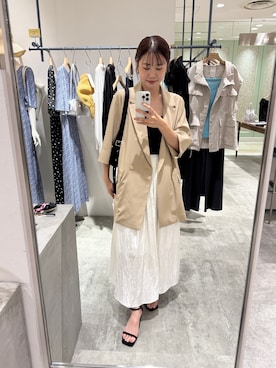 「SHENERY（シーナリー）のアイテム」を使った、GOTO_156cmさん（レディース・156cm）の夏コーディネート