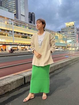 「SHENERY」｜「アイテム（その他アウター）」を使った、GOTO_156cmさん（レディース・156cm）の春コーディネート