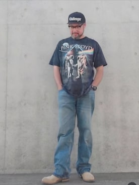 「Levi's（リーバイス）のアイテム（パンツ）」を使った、rinosmanさん（メンズ・179cm）の夏コーディネート
