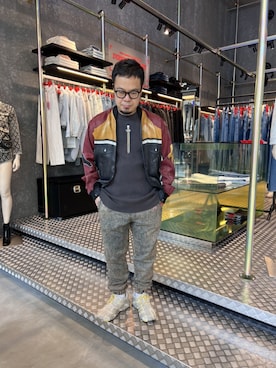 「DIESEL OSAKA」｜utさん（メンズ・160cm）の春コーディネート