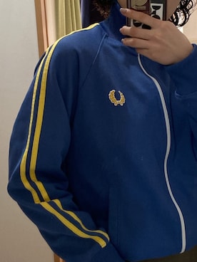 「FRED PERRY（フレッドペリー）のアイテム（ブルゾン）」を使った、®︎さん（レディース・160cm）の冬コーディネート