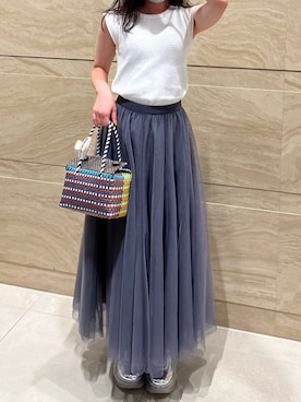 「LALO（ラロ）のアイテム」を使った、mogさん（レディース・152cm）の秋コーディネート