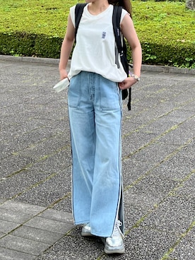 「SAD REBORN DOLLS（サッドリボーンドルズ）のアイテム」を使った、mogさん（レディース・152cm）の夏コーディネート