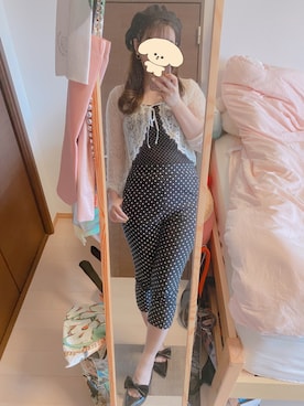 「COOLなこのコが仲間入り」｜「アイテム（ハンチング/ベレー帽）」を使った、eさん（レディース・155cm）の夏コーディネート