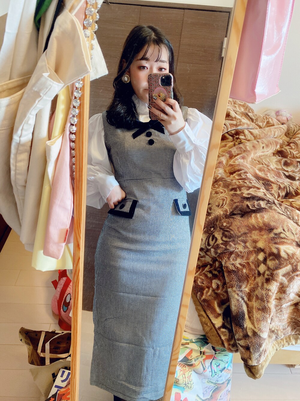 シャツ/ブラウス(長袖/七分) epine  classical high neck lace blouse epine（エピヌ）の「classical high neck lace blouse（シャツ