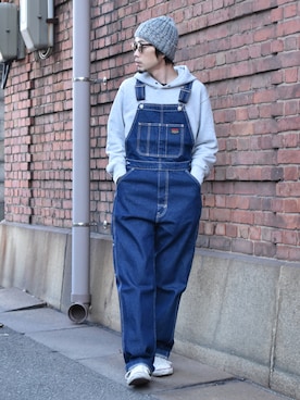 「levis」｜くるまやさん（メンズ・165cm）の冬コーディネート