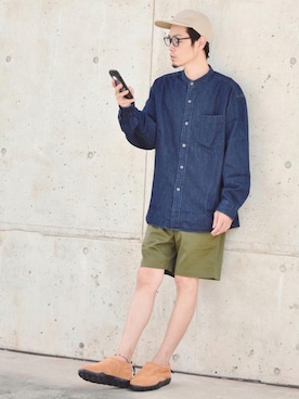 くるまやさん(メンズ・165cm)の夏コーディネート