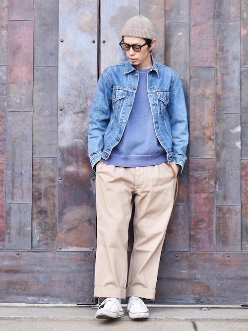 新品 フランス軍 1950～60年代 M-52 ヴィンテージ ツータック チノ