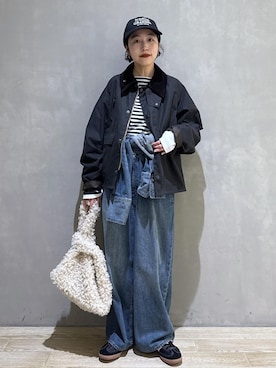 「アイテム（その他アウター）」を使った、hiroさん（レディース・157cm・20代）の秋コーディネート