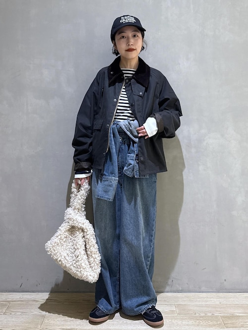 G.F.G.S. for ADAM ET ROPE'】別注ボートネックボーダー（Tシャツ