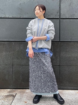 「agnesb.」｜hiroさん（レディース・157cm）の冬コーディネート