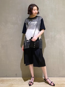 「agnesb」｜hiroさん（レディース・157cm）の夏コーディネート