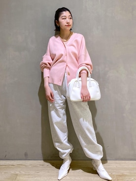 アダムエロペ　オーバーサイズカーディガン　ピンク アダムエロペ オーバーサイズカーディガン ピンク アダムエロペ