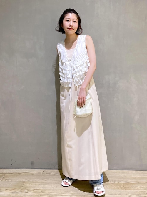 セール】フリルジレブラウス（シャツ/ブラウス）｜ADAM ET ROPE  