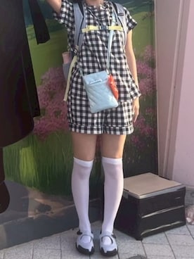 「アイテム（その他トップス）」を使った、🥣さん（レディース・159cm）の夏コーディネート