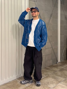 「アイテム（キャップ）」を使った、boy.さん（メンズ・170cm・20代）の春コーディネート