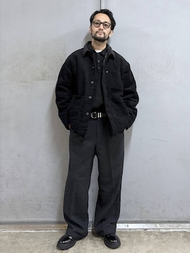 「アイテム（ポロシャツ）」を使った、boy.さん（メンズ・170cm）の秋コーディネート