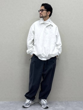 「アイテム（スウェットパンツ）」を使った、boy.さん（メンズ・170cm・30代）の冬コーディネート