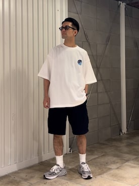 「RAGEBLUE（レイジブルー）のアイテム（パンツ）」を使った、boy.さん（メンズ・170cm）の夏コーディネート