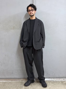 「アイテム（テーラードジャケット）」を使った、boy.さん（メンズ・170cm）の夏コーディネート