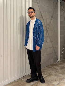「人気アイテムをチェック！」｜「アイテム（スラックス）」を使った、boy.さん（メンズ・170cm）の春コーディネート