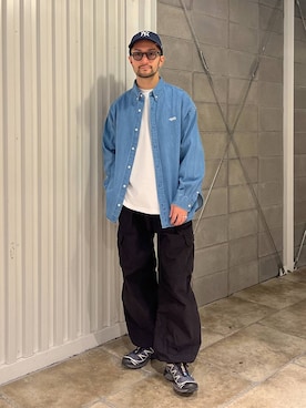 「アイテム（キャップ）」を使った、boy.さん（メンズ・170cm・20代）の春コーディネート