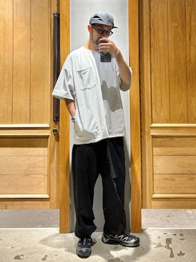 「アイテム（スウェットパンツ）」を使った、boy.さん（メンズ・170cm・30代）の夏コーディネート