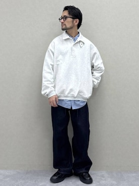 「アイテム（ドレスシューズ）」を使った、boy.さん（メンズ・170cm）の冬コーディネート