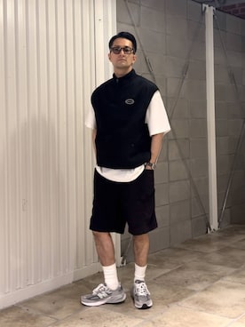 「アイテム（ベスト）」を使った、boy.さん（メンズ・170cm・20代）の夏コーディネート