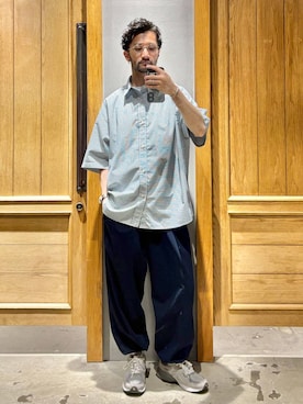 「アイテム（スウェットパンツ）」を使った、boy.さん（メンズ・170cm）の夏コーディネート
