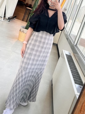 「Solace（ソレイス）のアイテム」を使った、tamaruさん（レディース・155cm）の春コーディネート