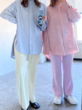 「色違いコーデ」｜tamaruさん（レディース・155cm）の冬コーディネート