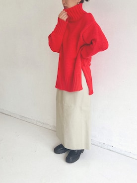 「FREAK'S STORE（フリークスストア）のアイテム（ブーツ）」を使った、tamaruさん（レディース・155cm）の秋コーディネート