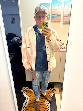 「DSQUARED2（ディースクエアード）のアイテム」を使った、j-fooさん（メンズ・173cm）の冬コーディネート