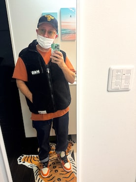 「アイテム（スニーカー、その他）」を使った、j-fooさん（メンズ・173cm）の冬コーディネート