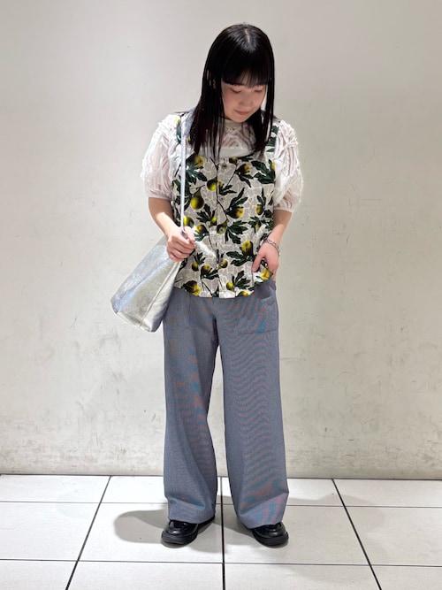 NOMBRE IMPAIR（ノンブルアンペール） ワイドパンツ パンツ TRシア