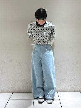 「FIL DE FER（フィルデフェール）のアイテム」を使った、shimoda.さん（レディース・148cm）の春コーディネート