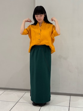 「FIL DE FER（フィルデフェール）のアイテム」を使った、shimoda.さん（レディース・148cm）の春コーディネート