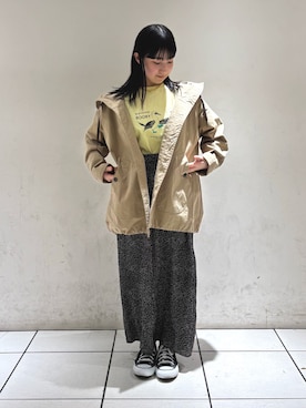 「FIL DE FER（フィルデフェール）のアイテム」を使った、shimoda.さん（レディース・148cm）の春コーディネート