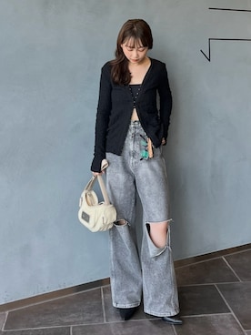 くるみ🕊️さん（レディース・156cm）の冬コーディネート