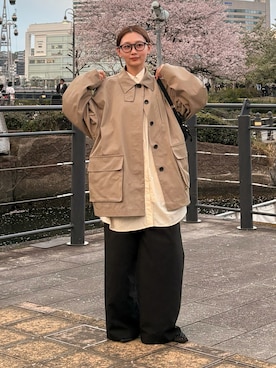 「CONTROL FREAK / CTFK（コントロールフリーク）のアイテム」を使った、くるみ🕊️さん（レディース・156cm）の春コーディネート