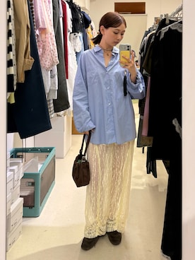 「M TO R（ムウトアール）のアイテム」を使った、くるみ🕊️さん（レディース・156cm）の春コーディネート