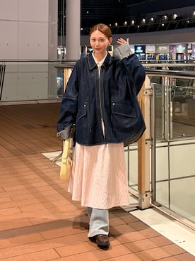 「LIAN（リアン）のアイテム」を使った、くるみ🕊️さん（レディース・156cm）の冬コーディネート